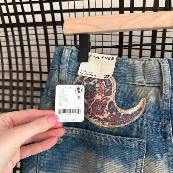 Free people Flying High Patched flare Jeans - Picture 6 of 9